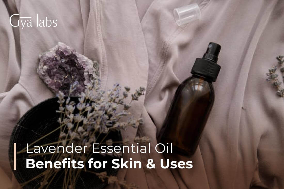 Lavender essential oil for skin